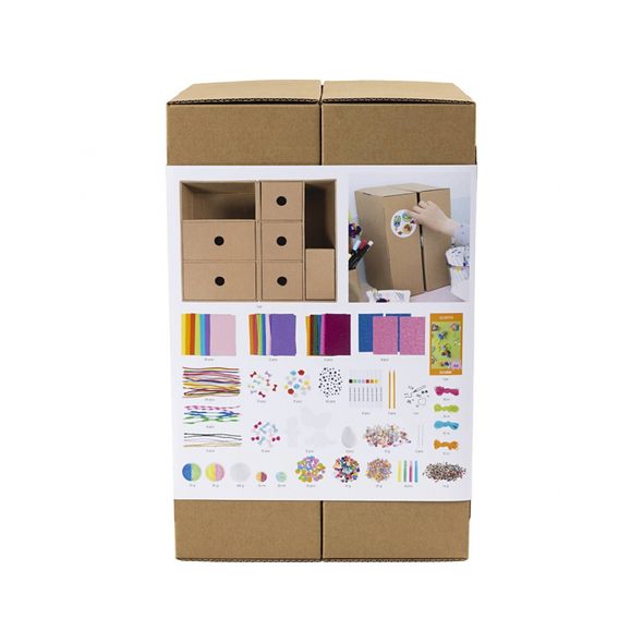 CREATIV COMPANY KREATIVNÍ SADA MAXI BOX SE ZÁSUVKAMI DEKOROVÁNÍ - VÝTVARNÉ POMŮCKY A HRAČKY - PRO DĚTI