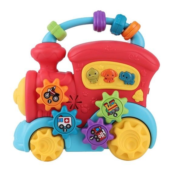 BO JUNGLE HUDEBNÍ LOKOMOTIVA 12M+ - HRAČKY SE ZVUKY - PRO DĚTI