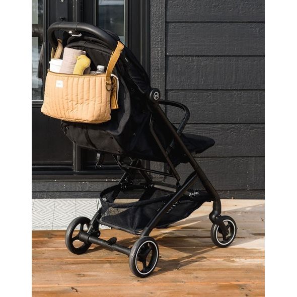 3 SPROUTS ORGANIZÉR NA KOČÁREK PROŠÍVANÝ SOLID MUSTARD - ORGANIZÉRY A KOŠÍKY - KOČÁRKY A PŘÍSLUŠENSTVÍ