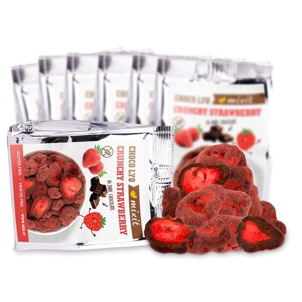 KŘUPAVÉ JAHODY V ČOKOLÁDĚ DO KAPSY - SLADKÉ ZOBÁNÍ - PRO MAMINKY