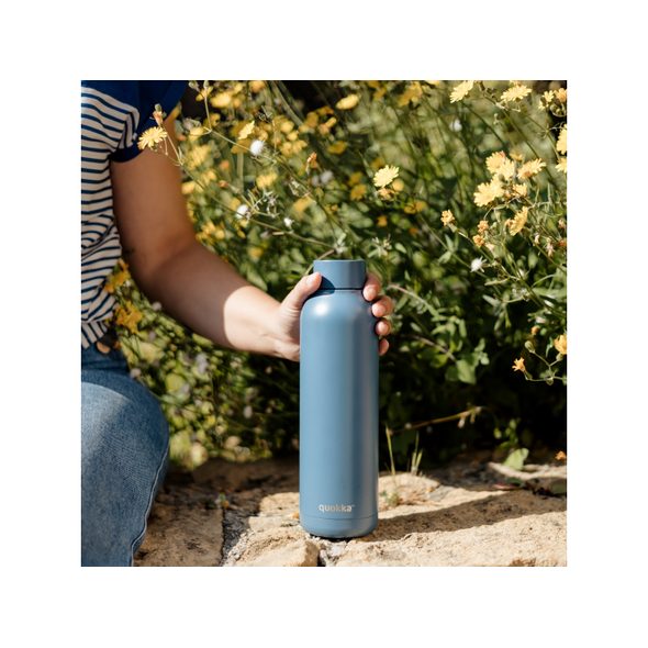 QUOKKA NEREZOVÁ TERMOLÁHEV SOLID STONE BLUE 630 ML - TERMOOBALY A TERMOSKY - KRMENÍ
