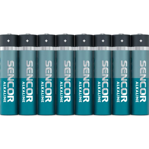 SENCOR ALKALICKÉ BATERIE AAA 8 KS - BATERIE - PRO DĚTI