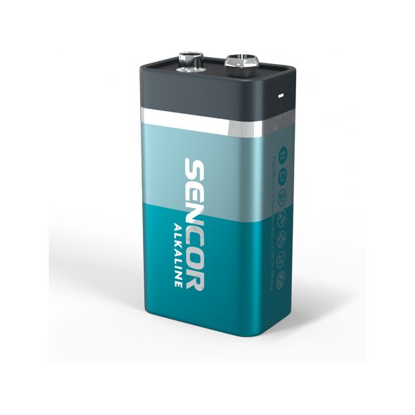 SENCOR ALKALICKÁ BATERIE 9V 1 KS - BATERIE - PRO DĚTI