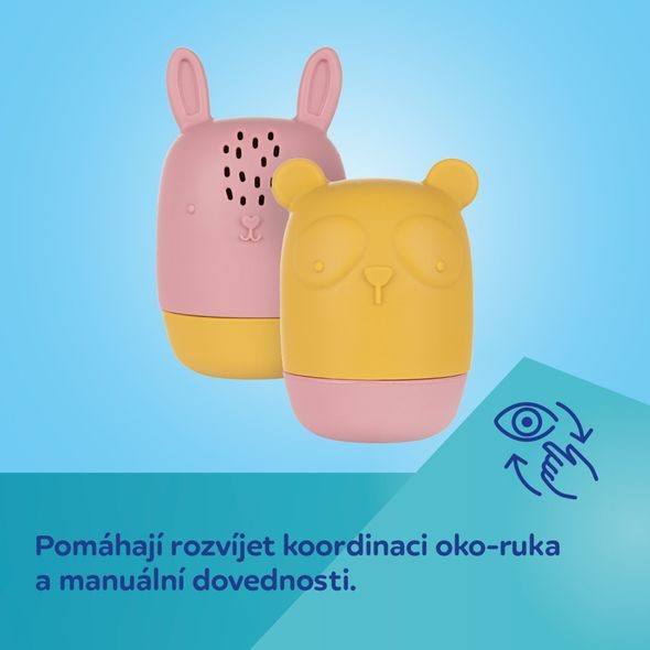 CANPOL BABIES SADA SILIKONOVÝCH HRAČEK DO VANY 4 KS - HRAČKY DO VANY - PRO DĚTI