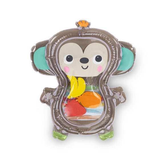 BRIGHT STARTS PODLOŽKA VODNÍ HUNGRY MONKEY™ 41 X 35 CM 0M+ - HRA NA BŘÍŠKU - PRO DĚTI