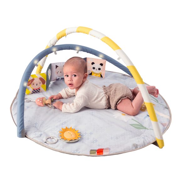 TAF TOYS HRACÍ DEKA S HRAZDOU BLOOM - HRACÍ PODLOŽKY NA ZEM - SPINKÁNÍ