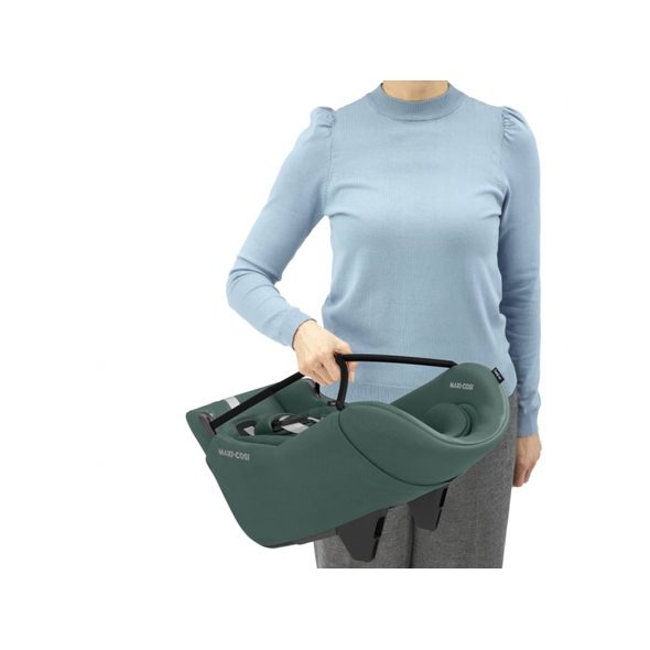 MAXI-COSI CORAL 360 AUTOSEDAČKA ESSENTIAL GREEN + ZÁKLADNA FAMILYFIX 360 PRO - AUTOSEDAČKY 0-13KG - AUTOSEDAČKY A PŘÍSLUŠENSTVÍ