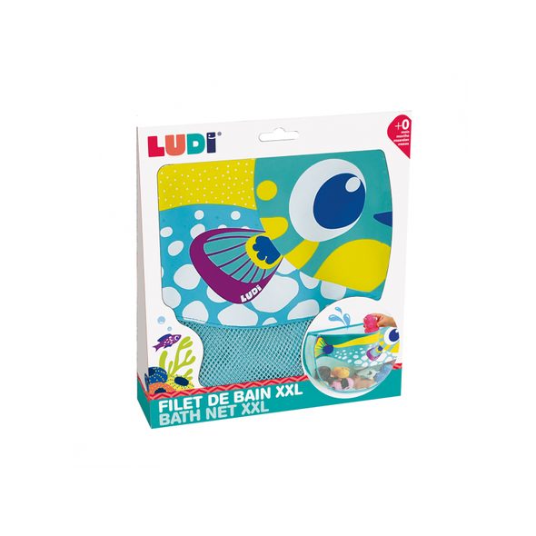 LUDI KOŠ NA HRAČKY DO KOUPELNY RYBA - HRAČKY DO VANY - PRO DĚTI