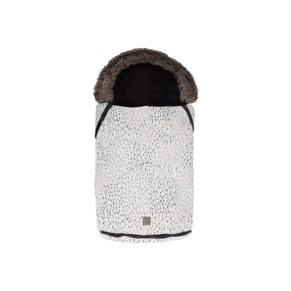 KIKKABOO FUSAK ZIMNÍ TRENDY MEMPHIS WHITE - FUSAKY DO KOČÁRKU - KOČÁRKY A PŘÍSLUŠENSTVÍ