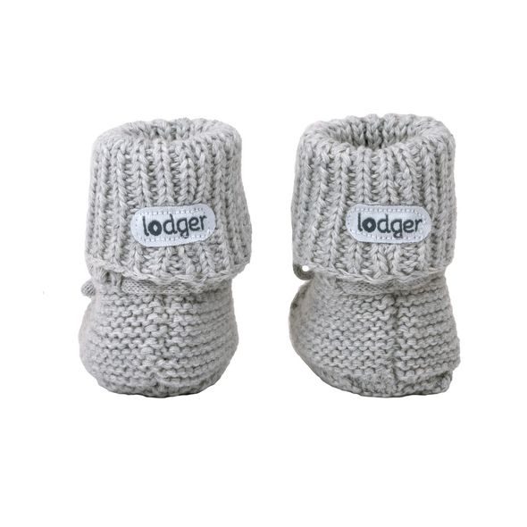 LODGER SLIPPER KNIT STEEL 0 - 6 MĚSÍCŮ - BOTIČKY - PRO DĚTI