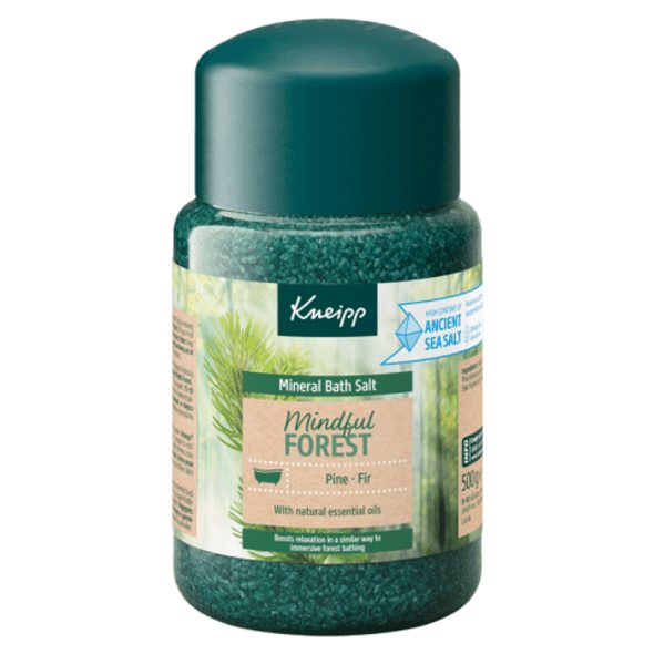 KNEIPP KOUPELOVÁ SŮL MINDFUL FOREST 500 G - KOSMETIKA PRO CELOU RODINU - PRE MAMIČKY