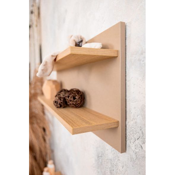 POLIČKA NA STĚNU FAKTUM SIENNA CAPPUCCINO - DEKORACE A POLIČKY - SPINKÁNÍ