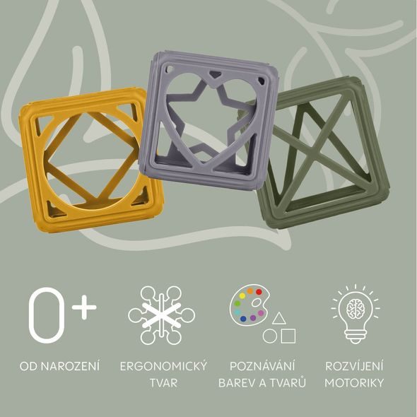 ZOPA SILIKONOVÉ KOUSÁTKO SQUARE - KOUSÁTKA - PRO DĚTI
