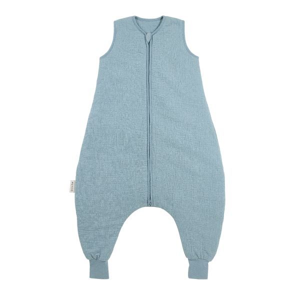 MEYCO ZIMNÍ MUŠELÍNOVÝ JUMPER 80 CM - JEANS BLUE - SPACÍ PYTLE - SPINKÁNÍ