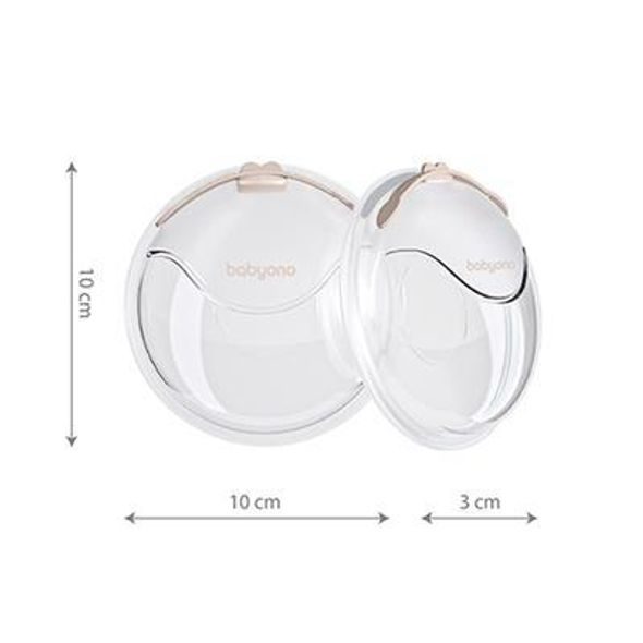 BABYONO SBĚRAČE MATEŘSKÉHO MLÉKA 2KS - ODSÁVAČKY MATEŘSKÉHO MLÉKA - KRMENÍ