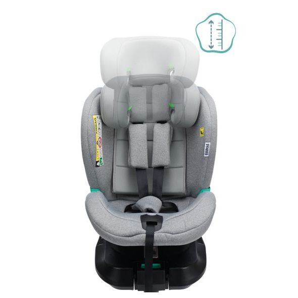 LUCA 360° GREY-GREY - AUTOSEDAČKY 9-25KG - AUTOSEDAČKY A PŘÍSLUŠENSTVÍ