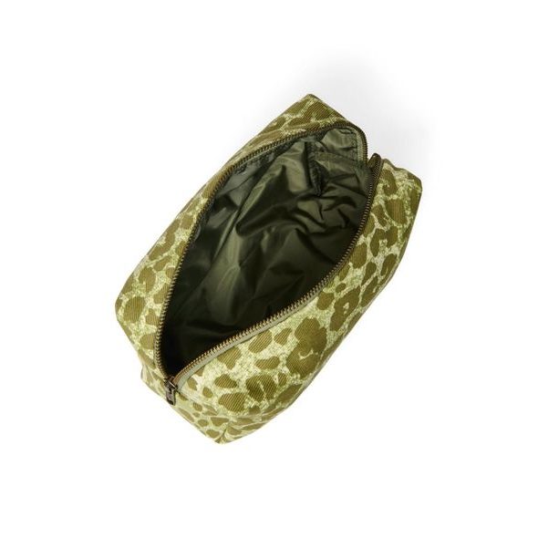 STUDIO NOOS COTTON POUCH KABELKA GREEN LEOPARD - KOSMETICKÉ TAŠKY - PŘEBALOVÁNÍ