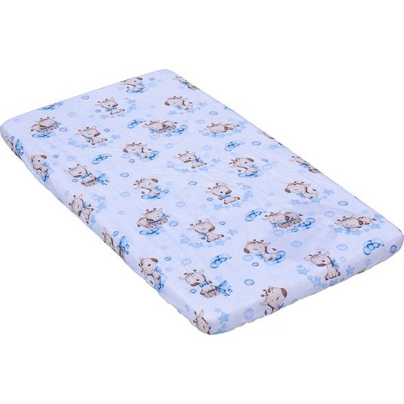 SCARLETT PROSTĚRADLO DO POSTÝLKY FIKI MODRÉ 120X60 CM - PROSTĚRADLA - SPINKÁNÍ