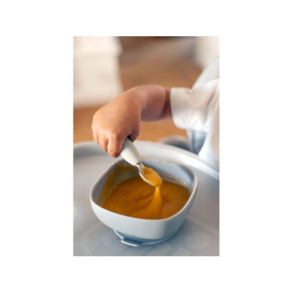 BEABA PRVNÍ TRÉNOVACÍ PŘÍBOR 2-DÍLNÝ VELVET GREY - LŽIČKY A PŘÍBORY - KRMENÍ