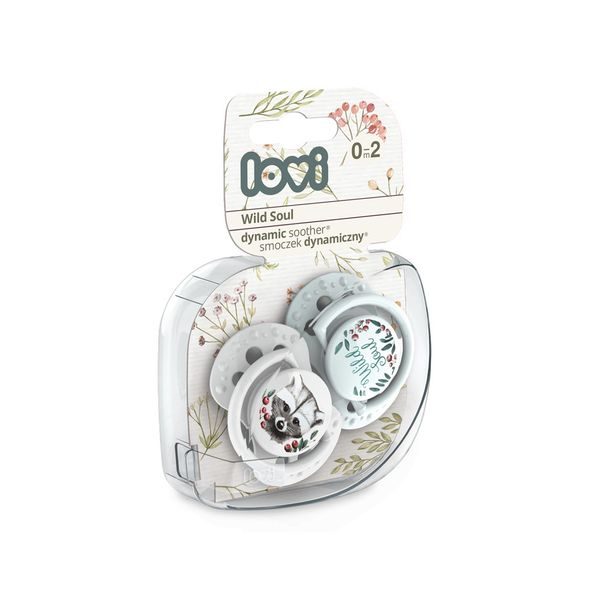 LOVI DUDLÍK S MINI ŠTÍTKEM 0-2M SILIKONOVÝ DYNAMICKÝ WILD SOUL 2KS BOY - ŠIDÍTKA A DOPLŇKY - KRMENÍ