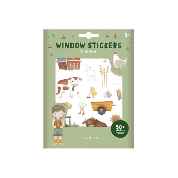 LITTLE DUTCH SAMOLEPKY NA OKNO FARMA - DEKORACE A POLIČKY - SPINKÁNÍ