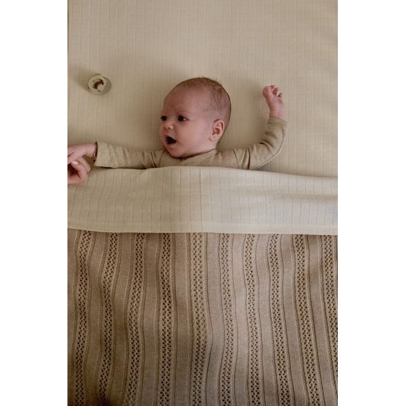 LODGER DEKA NEWBORN MERINO TAN BEIGE - DĚTSKÉ DEKY PRO MIMINKA - SPINKÁNÍ