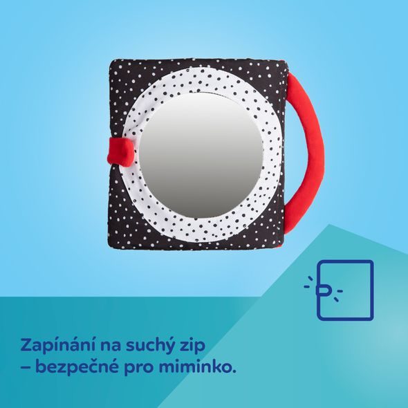 CANPOL BABIES SENZORICKÁ KNÍŽKA PANDA BABIESBOO - KNÍŽKY PRO NEJMENŠÍ - PRO DĚTI