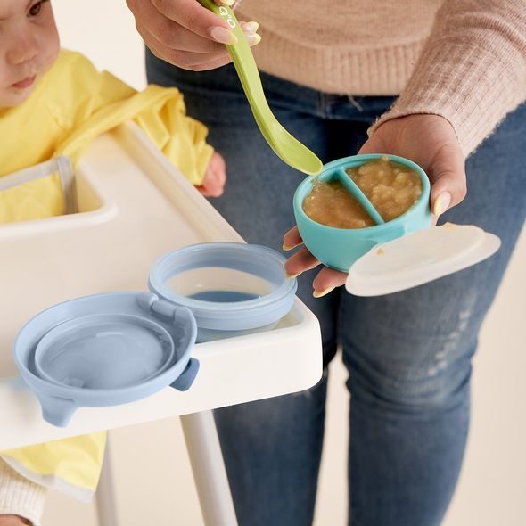 B.BOX PLNITELNÁ KAPSIČKA NA PŘÍKRMY - MODRÁ - KAPSIČKY NA JÍDLO - KRMENÍ