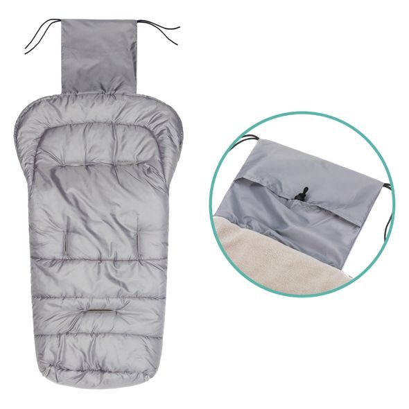 FILLIKID FUSAK ZIMNÍ ECO BIG SILVER - FUSAKY DO KOČÁRKU - KOČÁRKY A PŘÍSLUŠENSTVÍ