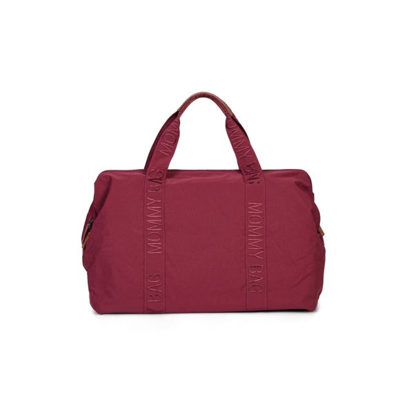 CHILDHOME PŘEBALOVACÍ TAŠKA MOMMY BAG SIGNATURE URBAN BURGUNDY - PŘEBALOVACÍ TAŠKY - KOČÁRKY A PŘÍSLUŠENSTVÍ