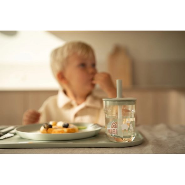 LITTLE DUTCH KELÍMEK S BRČKEM 250 ML FARMA - DĚTSKÉ HRNEČKY - KRMENÍ