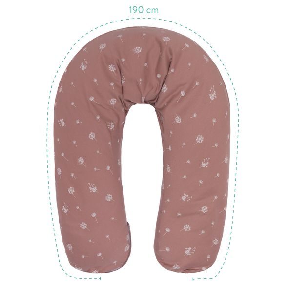 FILLIKID KOJÍCÍ POLŠTÁŘ DANDELION PINK 190 CM - KOJÍCÍ POLŠTÁŘE - KRMENÍ