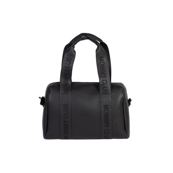CHILDHOME PŘEBALOVACÍ TAŠKA MOMMY CLUB SIGNATURE VEGAN LEATHER BLACK - PŘEBALOVACÍ TAŠKY - KOČÁRKY A PŘÍSLUŠENSTVÍ
