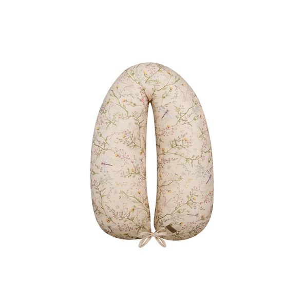 KIKKABOO KOJICÍ POLŠTÁŘ 2V1 SECRET GARDEN BEIGE - KOJÍCÍ POLŠTÁŘE - KRMENÍ
