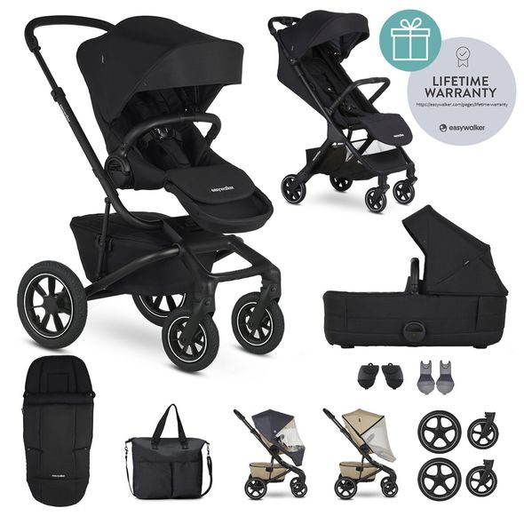 EASYWALKER AKČNÍ SET JIMMEY XXL AIR+RWS + PŘÍSLUŠENSTVÍ + ZDARMA JACKEY - KOMBINACE S PŘÍSLUŠENSTVÍM - KOČÁRKY A PŘÍSLUŠENSTVÍ