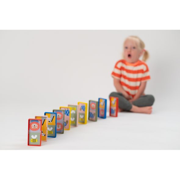 TAF TOYS MOJE PRVNÍ DOMINO - STOLNÍ HRY - PRO DĚTI