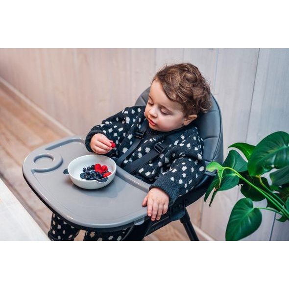 MOMI JÍDELNÍ ŽIDLIČKA MOMI REKI ŠEDÁ - JÍDELNÍ ŽIDLIČKY PLASTOVÉ - KRMENÍ