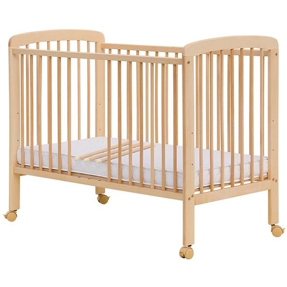 SCARLETT DĚTSKÁ POSTÝLKA SCARLETT MÍŠA - PŘÍRODNÍ (BUK) - VYNDAVACÍ PŘÍČKY - 120 X 60 CM - DŘEVĚNÉ POSTÝLKY - SPINKÁNÍ