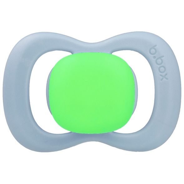 B.BOX DUDLÍKY SILIKONOVÉ 6M+, 2KS - GLOW SKY/SAGE - ŠIDÍTKA A DOPLŇKY - KRMENÍ