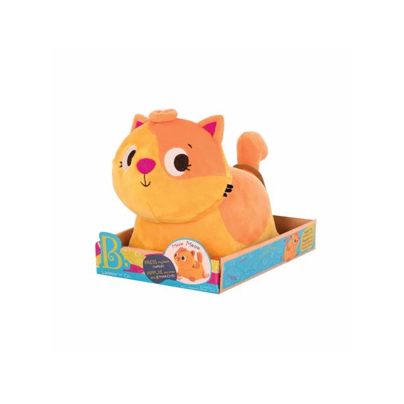 B-TOYS CHODÍCÍ KOČIČKA PLYŠOVÁ - AKTIVNÍ HRAČKY - PRO DĚTI