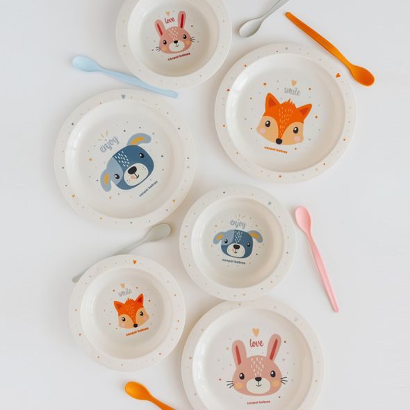 CANPOL BABIES PLASTOVÁ MISKA CUTE ANIMALS 270ML PEJSEK - MISKY, TALÍŘKY A PODLOŽKY - KRMENÍ