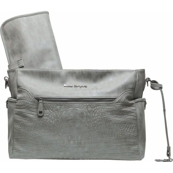LITTLE COMPANY PŘEBALOVACÍ TAŠKA COPENHAGEN CROCO GREY KROKODÝLÍ VZOR - PŘEBALOVACÍ TAŠKY - KOČÁRKY A PŘÍSLUŠENSTVÍ