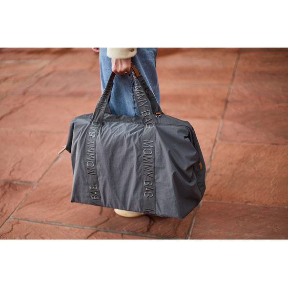 CHILDHOME PŘEBALOVACÍ TAŠKA MOMMY BAG SIGNATURE URBAN DARK GREY - PŘEBALOVACÍ TAŠKY - KOČÁRKY A PŘÍSLUŠENSTVÍ