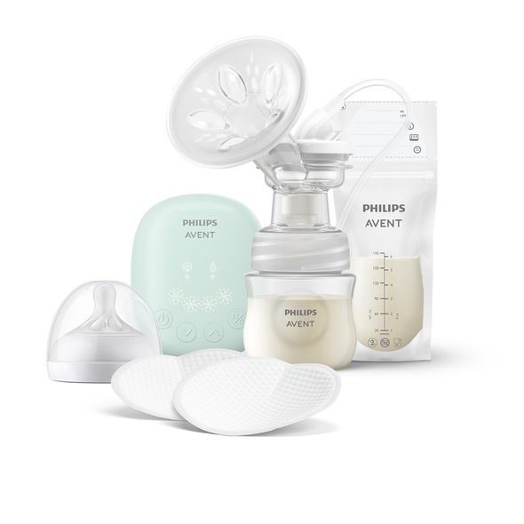 PHILIPS AVENT ODSÁVAČKA MATEŘSKÉHO MLÉKA ELEKTRICKÁ SADA ESSENTIAL SCD323/20+DÁREK - ODSÁVAČKY MATEŘSKÉHO MLÉKA - KRMENÍ