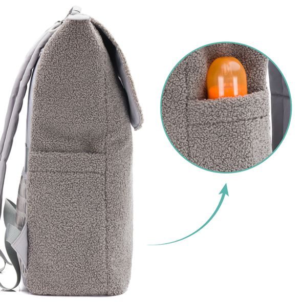 FILLIKID BATOH NA PLENY TEDDY STONE GREY - PŘEBALOVACÍ BATOHY - KOČÁRKY A PŘÍSLUŠENSTVÍ