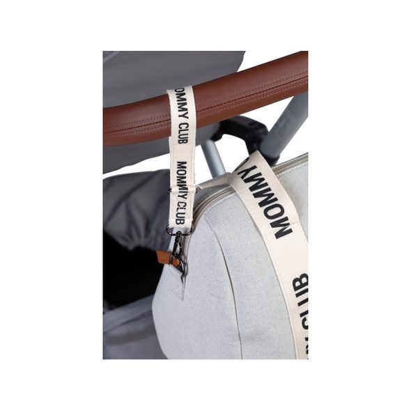 CHILDHOME PŘEBALOVACÍ TAŠKA MOMMY CLUB SIGNATURE CANVAS OFF WHITE - PŘEBALOVACÍ TAŠKY - KOČÁRKY A PŘÍSLUŠENSTVÍ