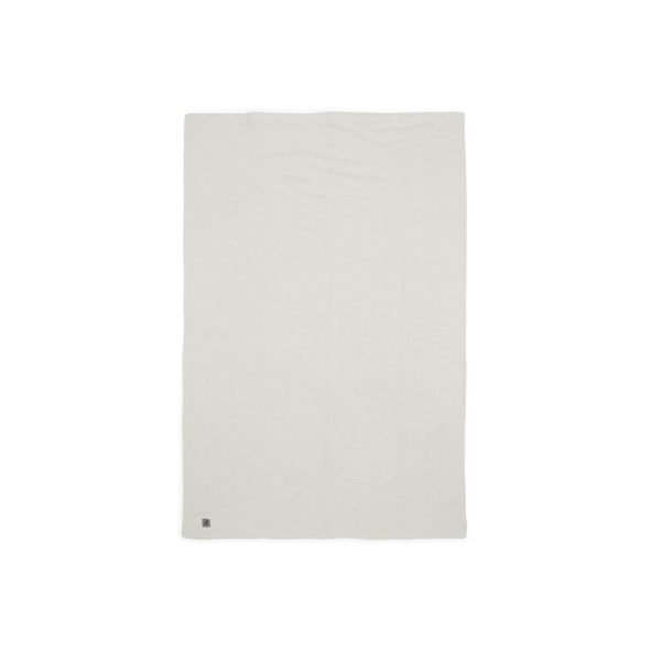 JOLLEIN DEKA PLETENÁ / FLEECE 75X100 CM RIVER KNIT CREAM WHITE - DĚTSKÉ DEKY PRO MIMINKA - SPINKÁNÍ