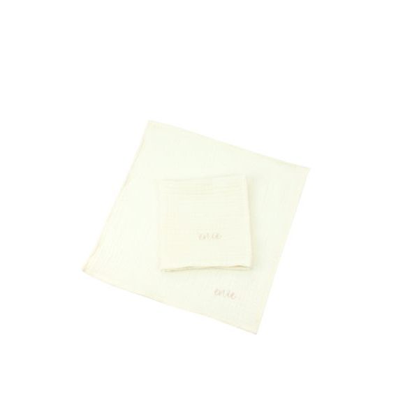 ENIE BABY MUŠELÍNOVÉ PLENKY 30X30CM BÉŽOVÁ - 2 KS - LÁTKOVÉ PLENY ALL IN ONE - PŘEBALOVÁNÍ