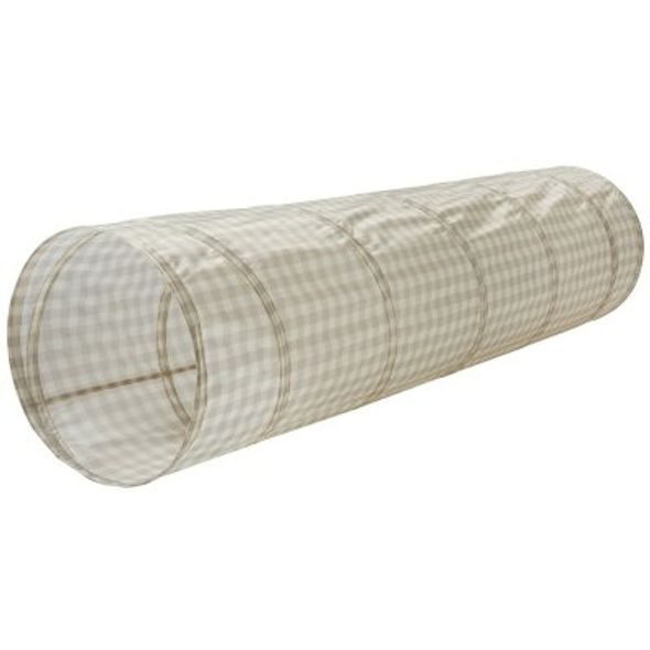 3 SPROUTS DĚTSKÝ TUNEL RECYCLED GINGHAM BEIGE - SENZORICKÉ HRAČKY - PRO DĚTI