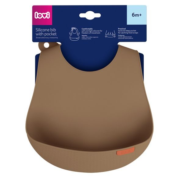 LOVI SILIKONOVÝ BRYNDÁK S KAPSOU GRANOLA - BRYNDÁKY - KRMENÍ